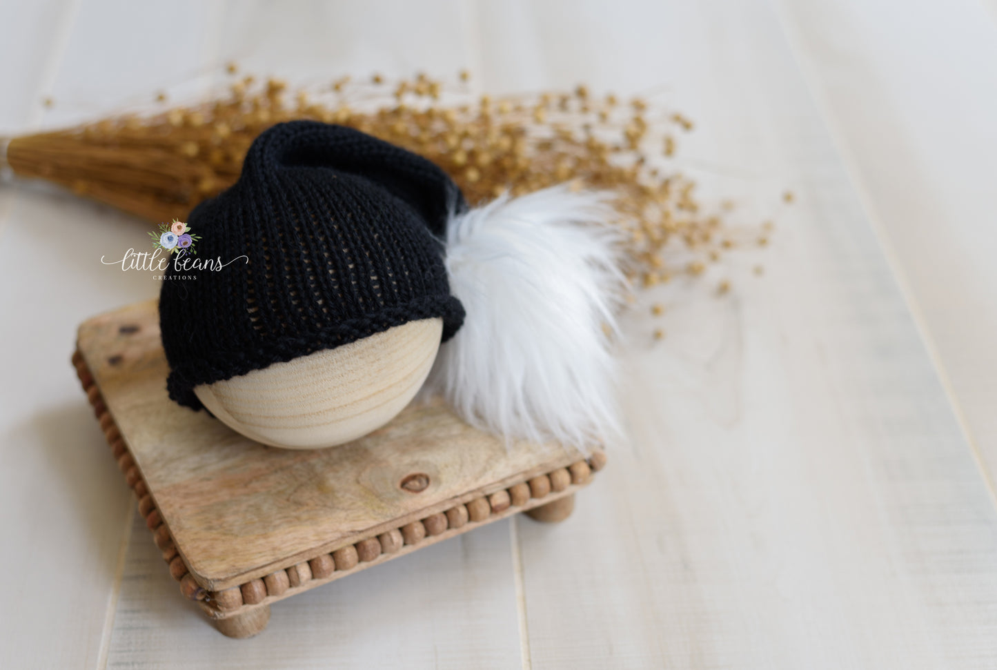 Newborn Pom Pom Beanie