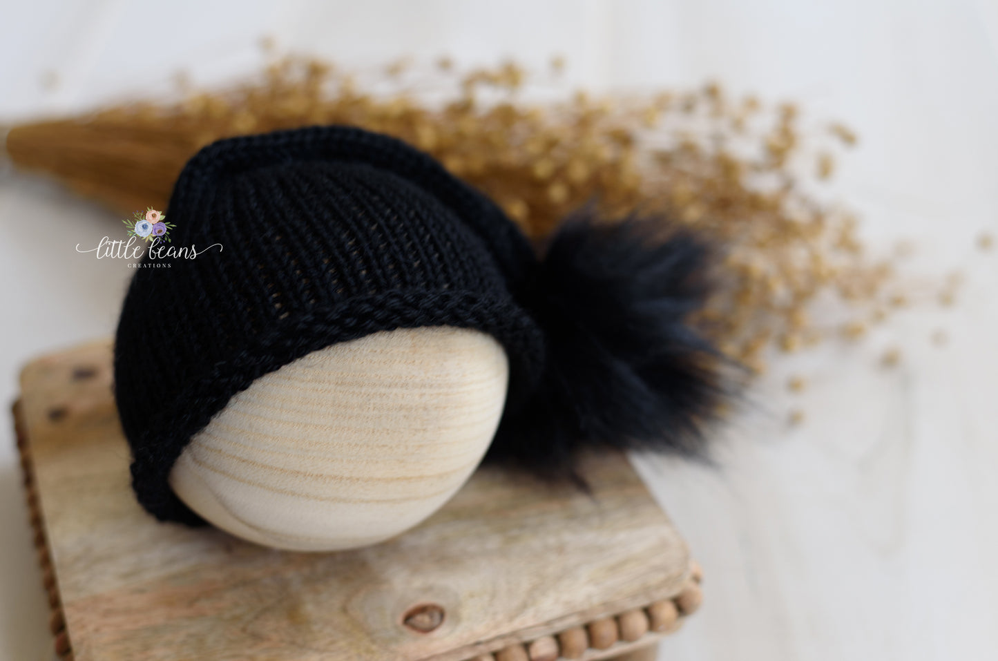 Newborn Pom Pom Beanie