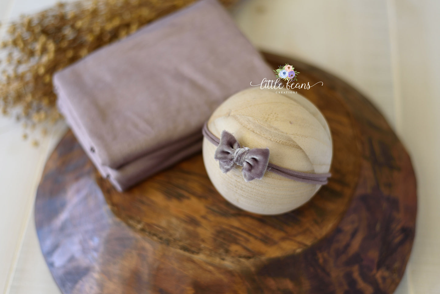 Dusty Lavender Grey Wrap or Tieback