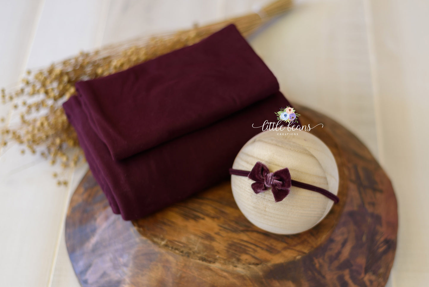 Burgundy Backdrop, Wrap, or Tieback