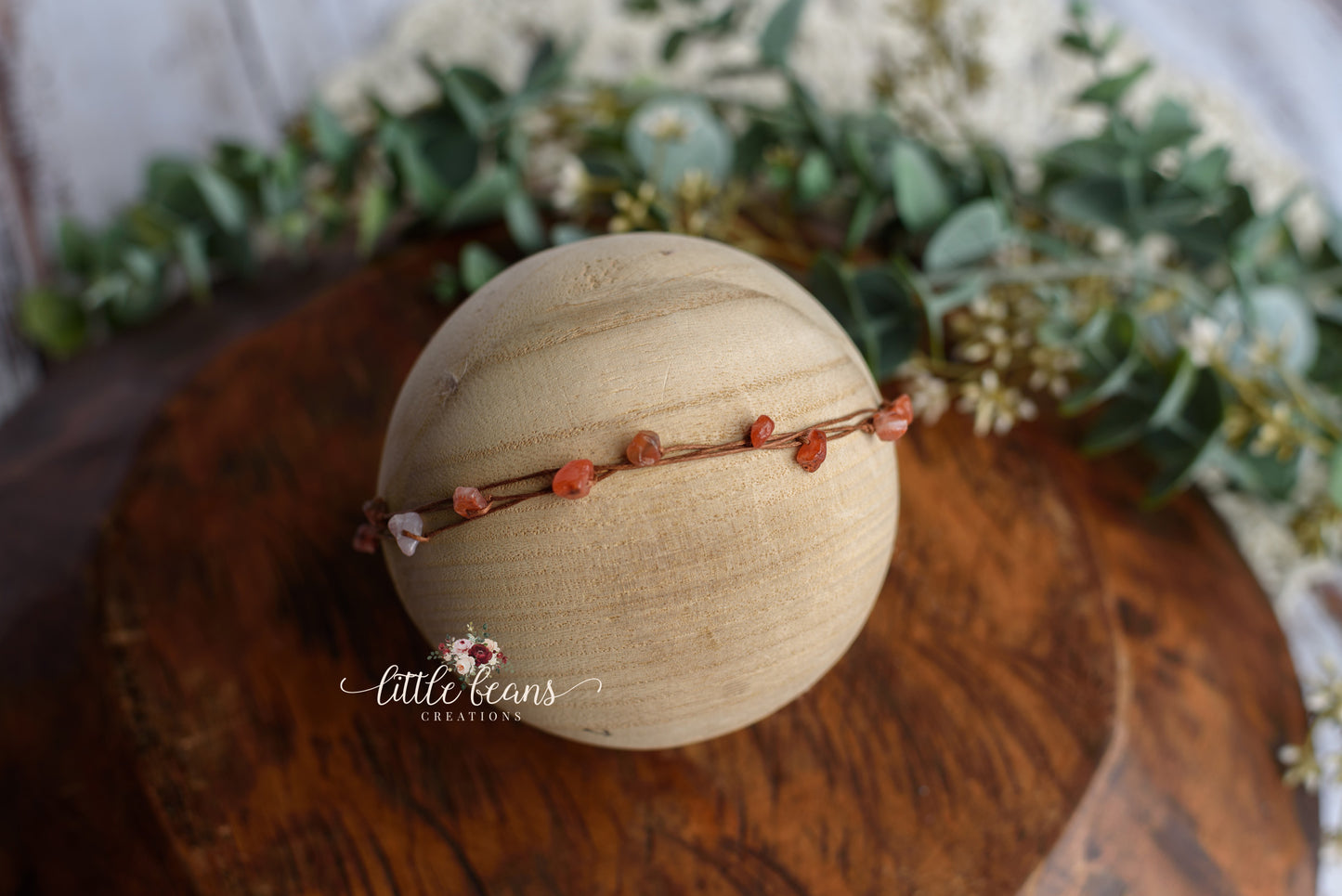 Rustic Ember Newborn Tieback