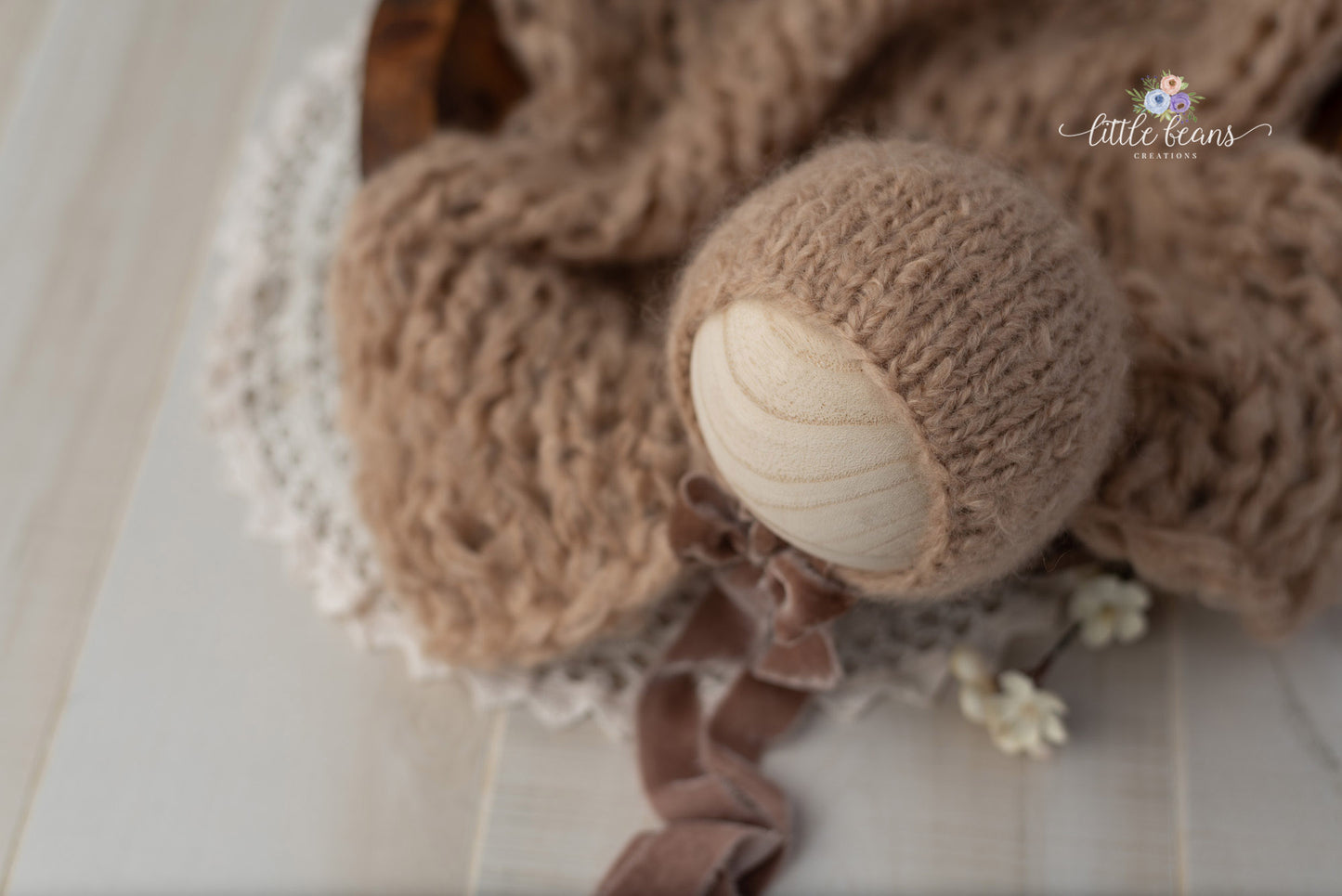 Fuzzy Alpaca Bonnet or Layer