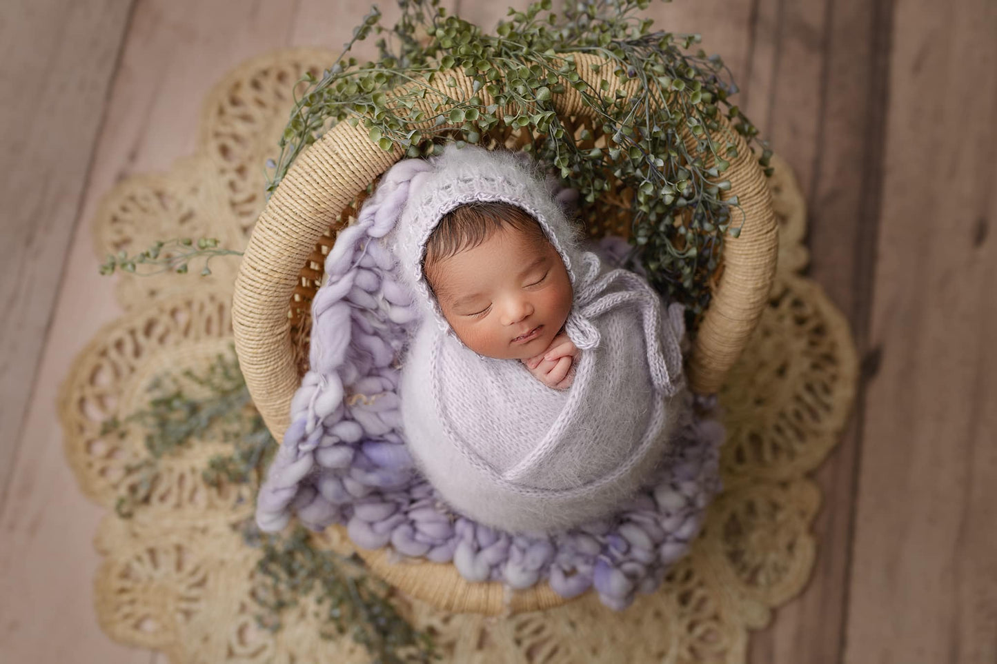 Angeline Bonnet in Pale Lavender