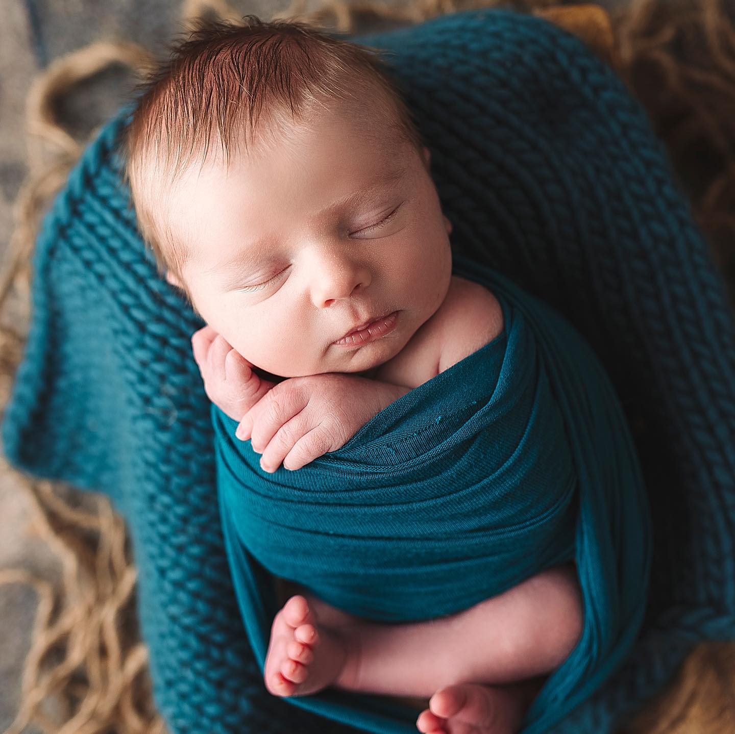 Teal Merino Layer
