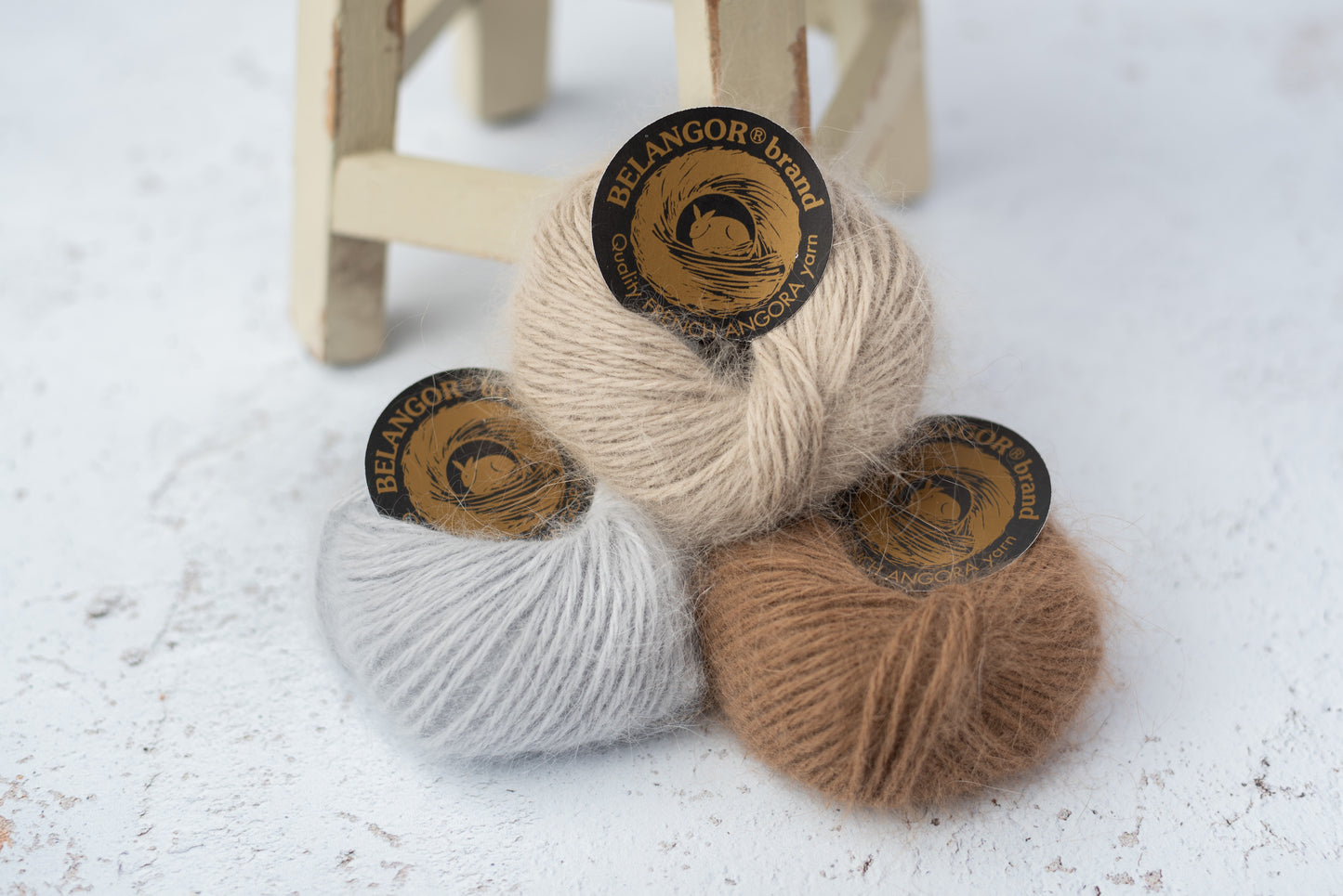 Galler Yarns. Belangor Angora yarn. Belangor. Angora yarn.